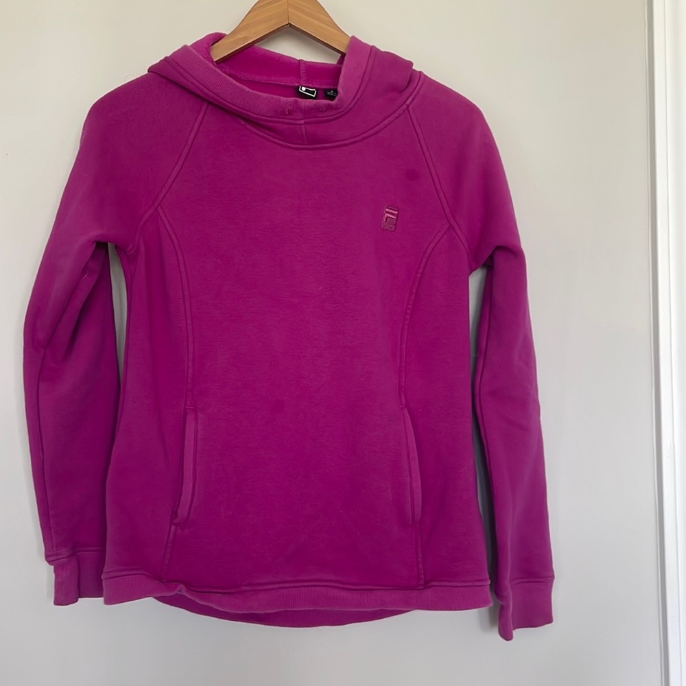 Fila Hooded Sweatshirt Sz S